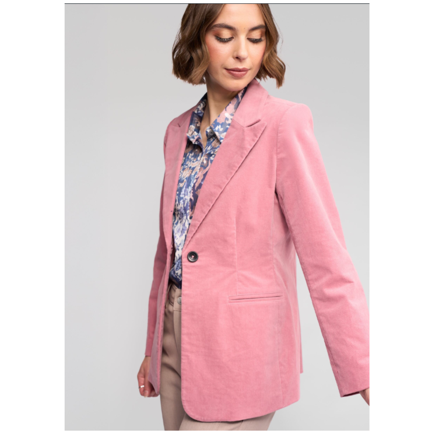 Vassalli - Gallery Blazer | Dusky Pink
