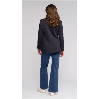 Vassalli - Ora Contrast Trim Blazer | Ink