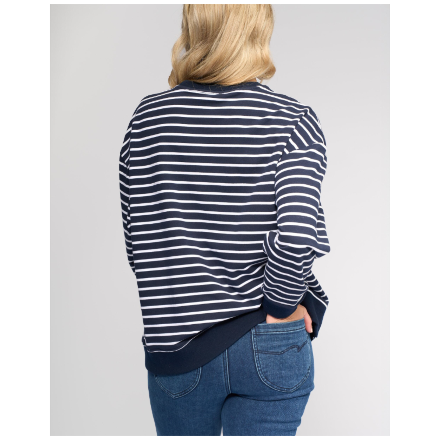 Vassalli - Zone Sweater | Ink Stripe