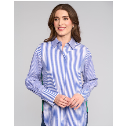 Vassalli - Chart Shirt | Blue Stripe