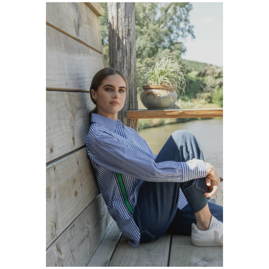 Vassalli - Chart Shirt | Blue Stripe