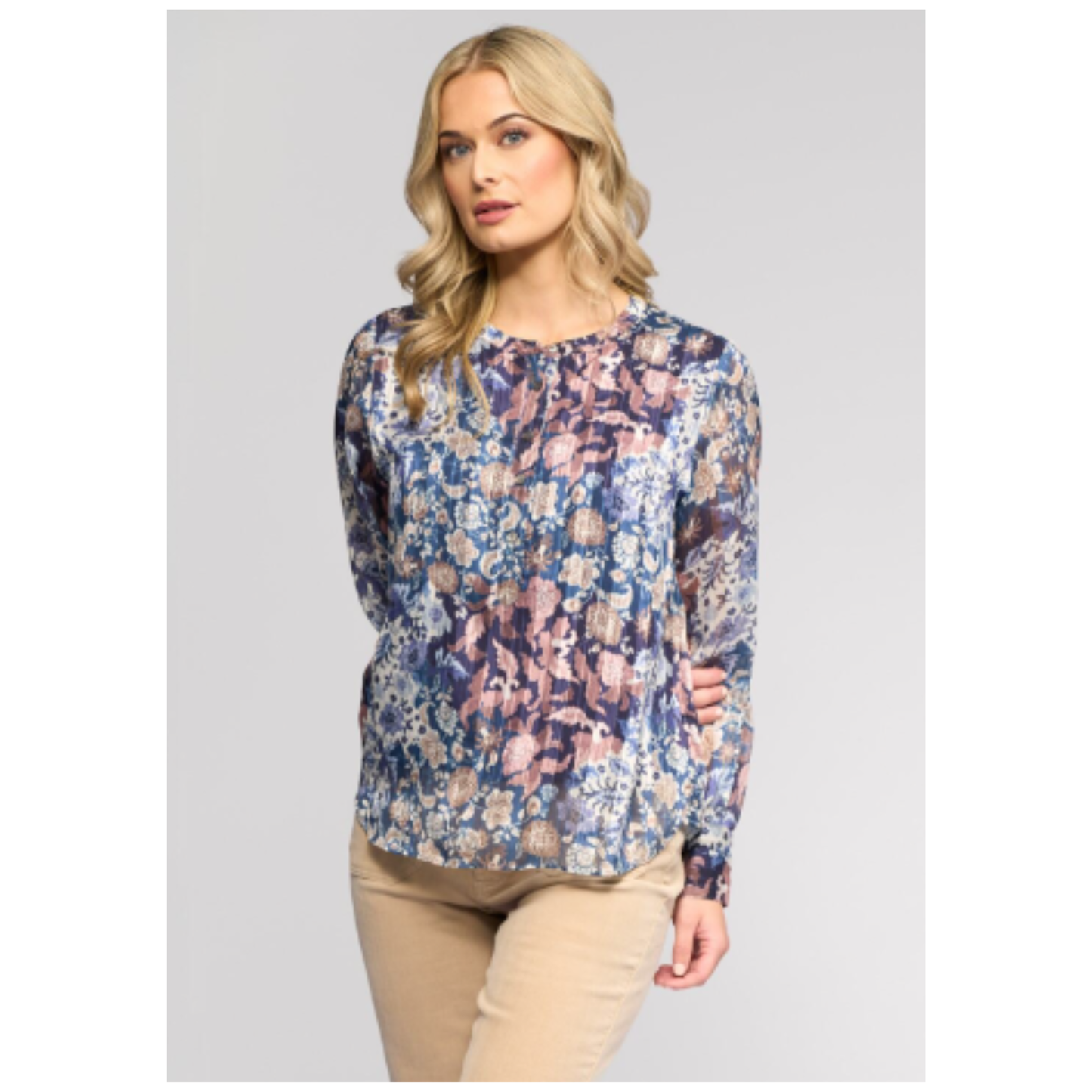 Vassalli - Rhythm Chiffon Blouse | Rhea