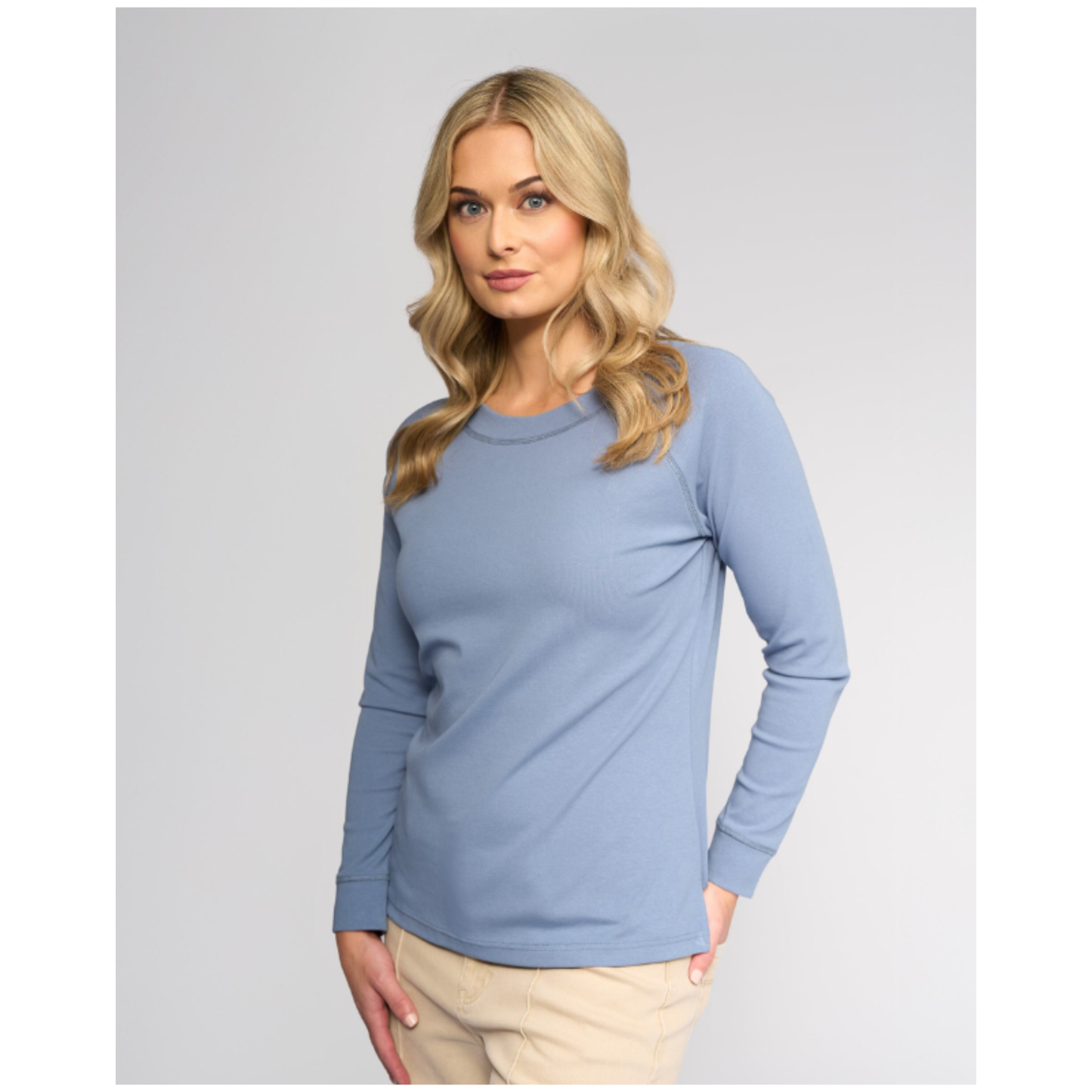 Vassalli - Key Top | Denim Blue