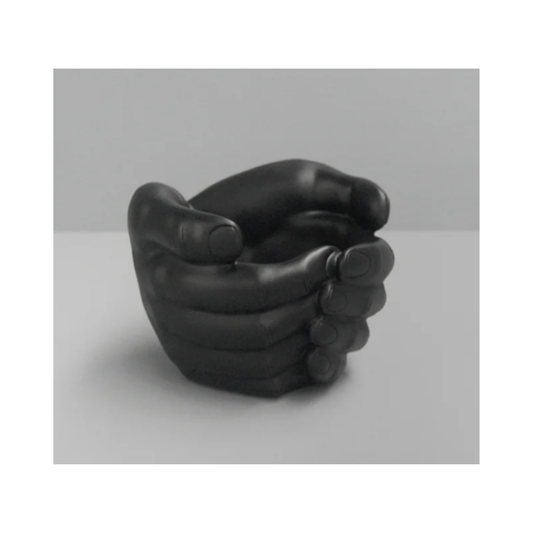 Giftware - Hand Planter | Black | PICK-UP INSTORE ONLY