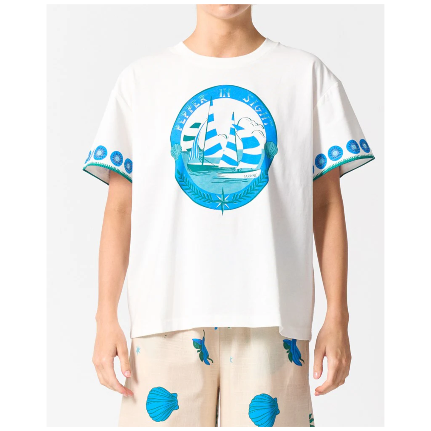 Walnut - Lison T-Shirt  | Andiamo print | NO RETURN