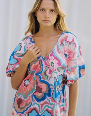 Walnut - Hawaii Dress | Bomba Di Fiori