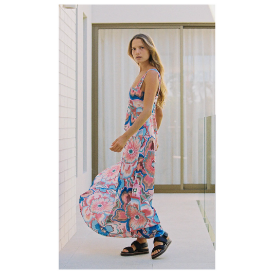 Walnut - Roma Dress | Bomba Di Fiori