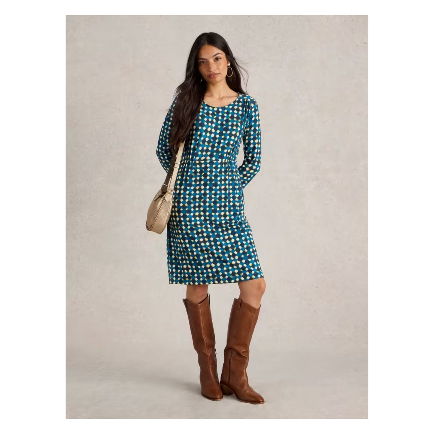 White Stuff - Tallie Jersey Dress | Navy
