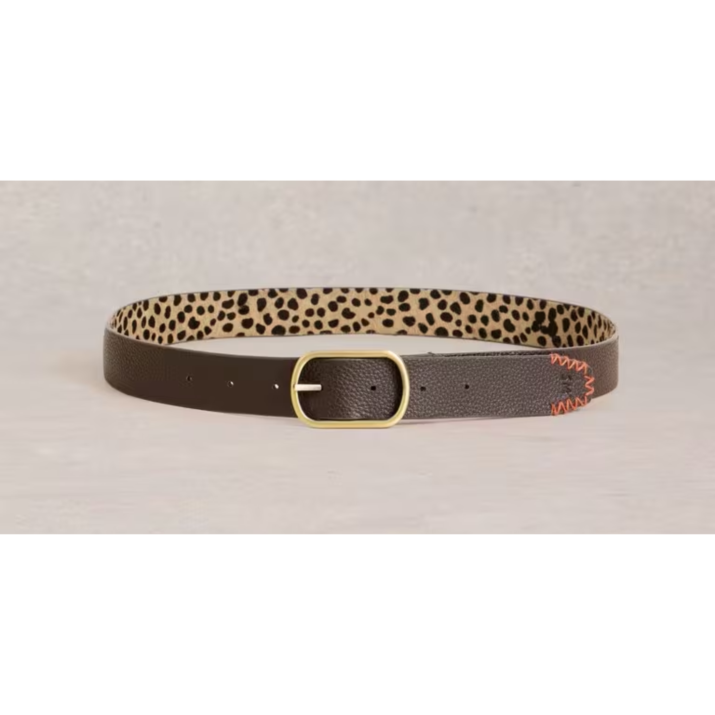 Outfit Maker Reversible Leather Belt | Natural Multi