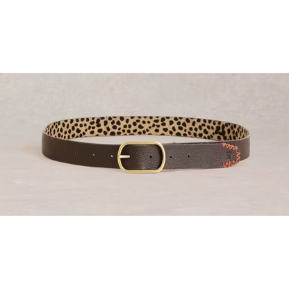 Outfit Maker Reversible Leather Belt | Natural Multi