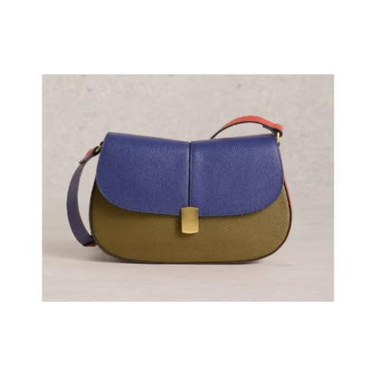 Silvy Lock Crossbody Bag | Blue Multi