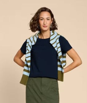White Stuff - Abbie Tee | Dark Navy