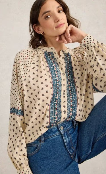 White Stuff - Ari Embroidered Shirt