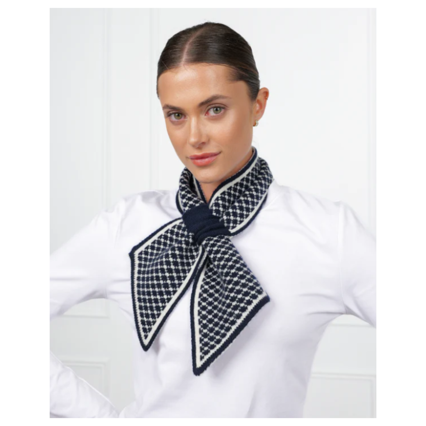 Louis Twilly Scarf | Navy | 100% Cashmere