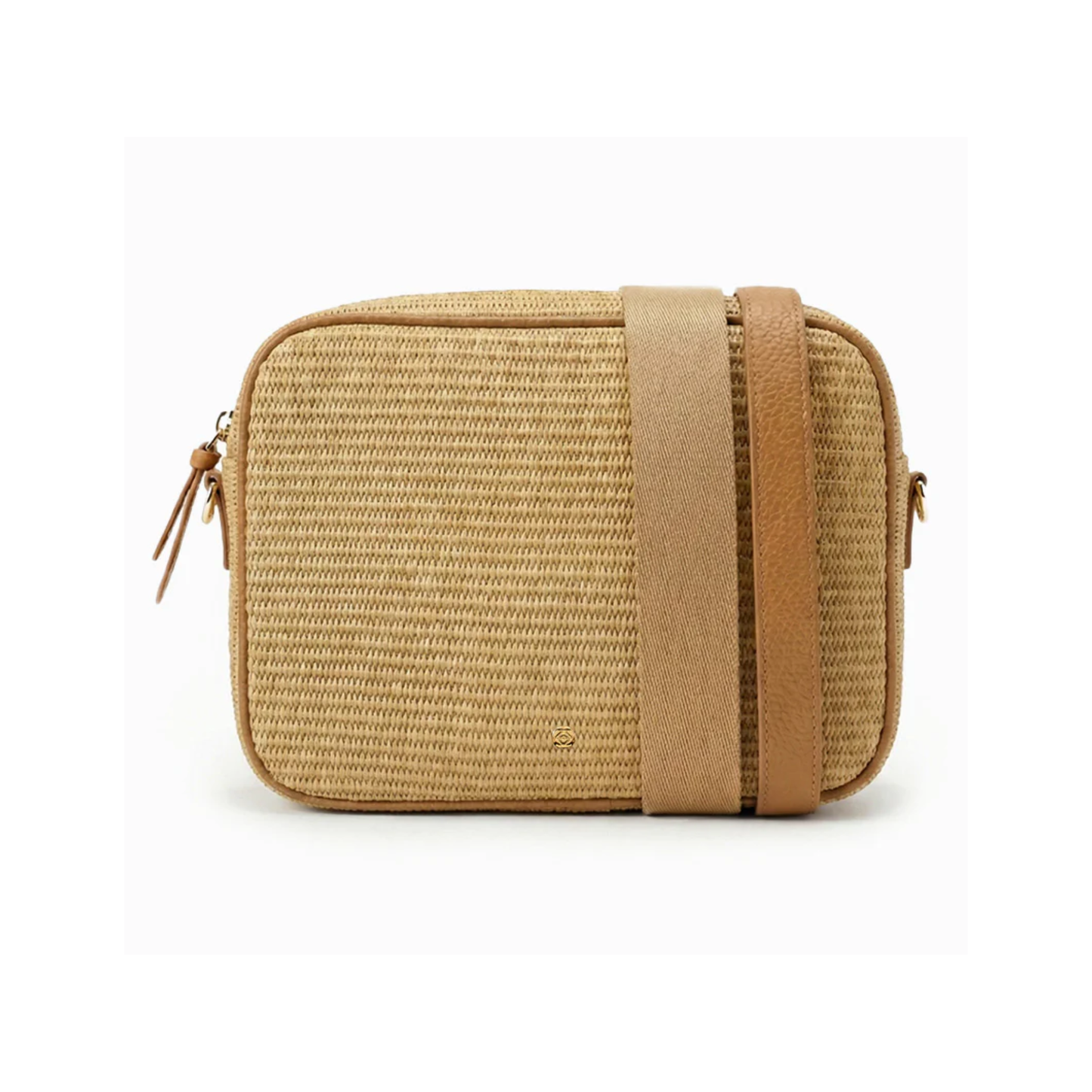 Zjoosh - Leah Palma Stud Cross Body Bag | Tan