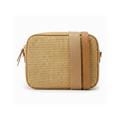 Zjoosh - Leah Palma Stud Cross Body Bag | Tan