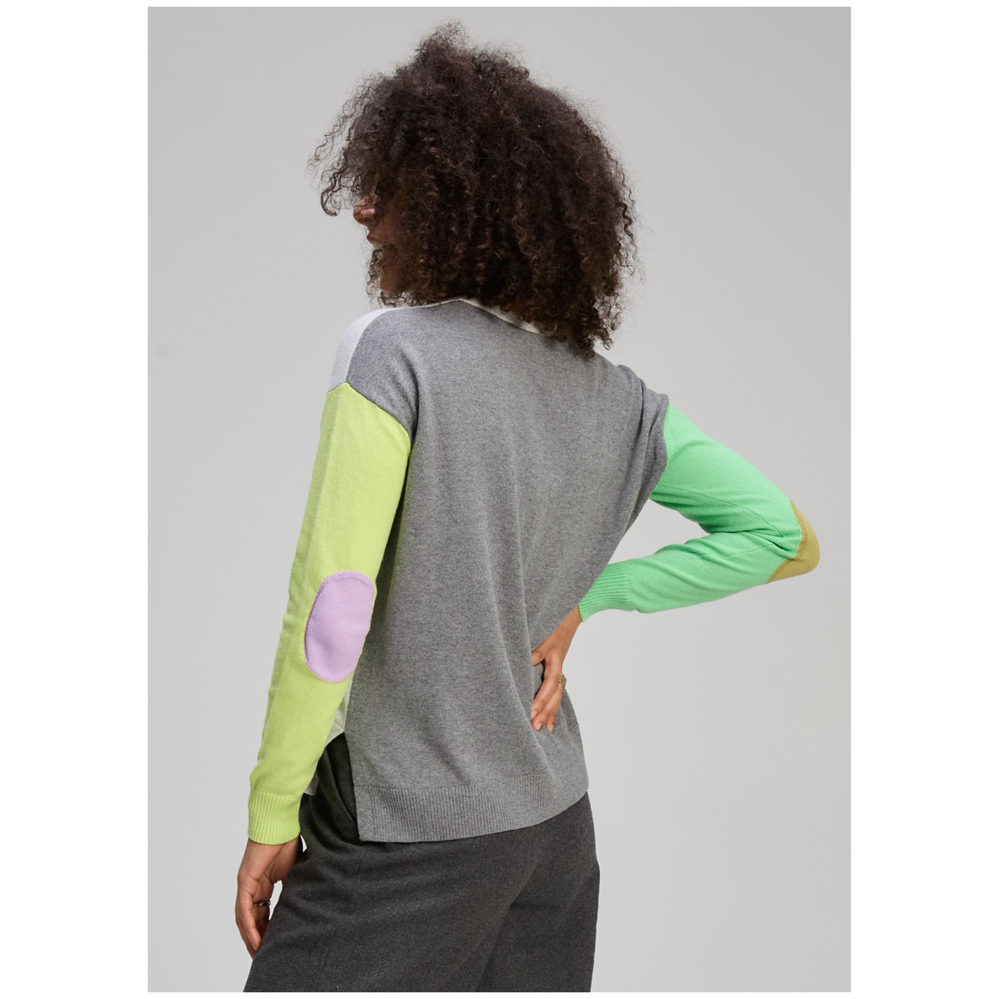 Zaket & Plover - Zippy Sweater | Light Marl | Cotton/Cashmere ZP8107