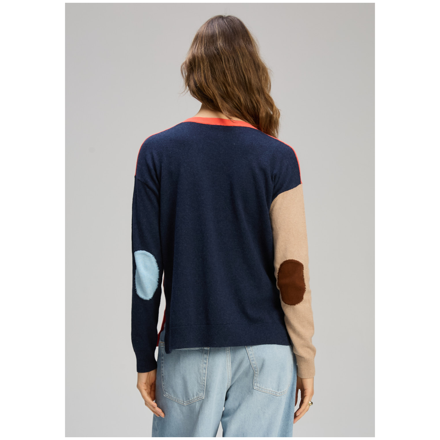 Zaket & Plover - Zippy Sweater | Melon | Cotton/Cashmere ZP8107