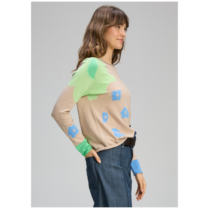 Zaket & Plover - Daisy Sweater | Almond | Cotton/Cashmere ZP8122