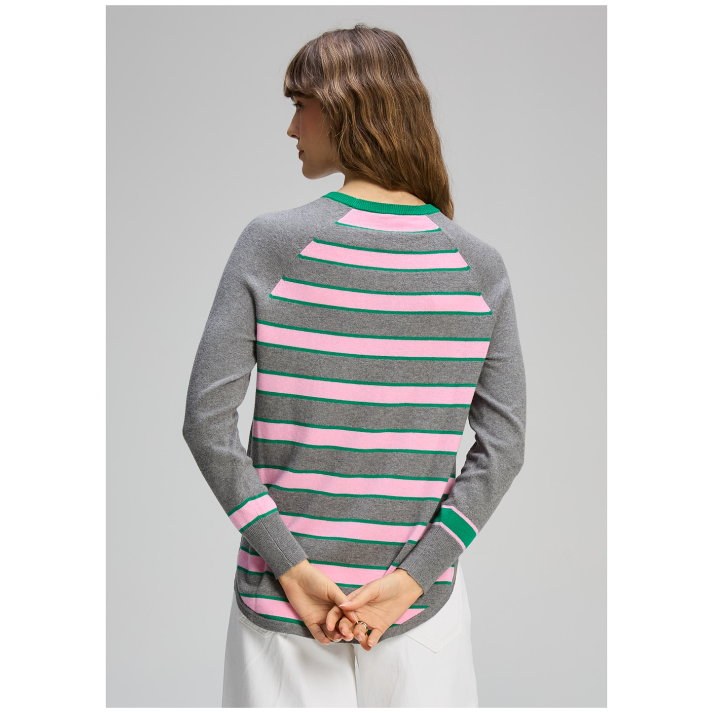 Zaket & Plover - Blossom Sweater | Cloud | Cotton/Cashmere ZP8132