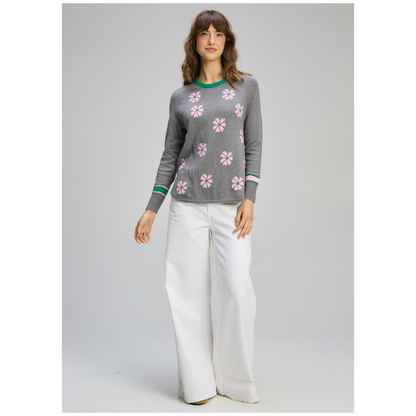 Zaket & Plover - Blossom Sweater | Cloud | Cotton/Cashmere ZP8132