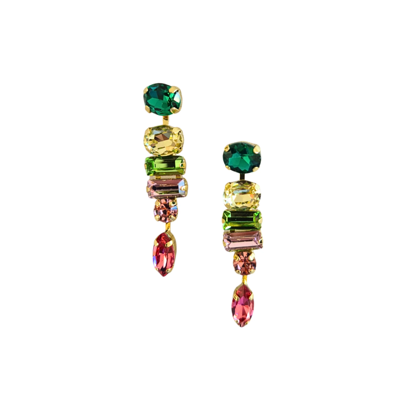 Jewellery - Statement Gem Drop Earring | 4004