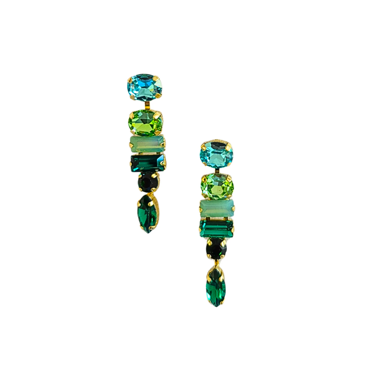 Jewellery - Statement Gem Drop Earring | 4004