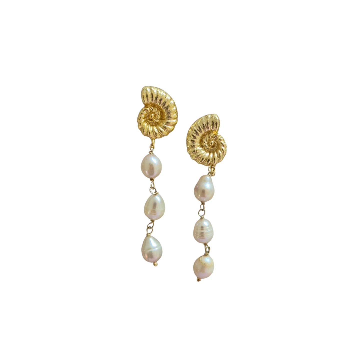 Jewellery - Shell Pearl Drop Earring | 4002
