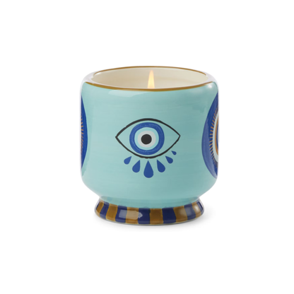 Paddywax - Adopo Eye Ceramic Candle | Incense & Smoke