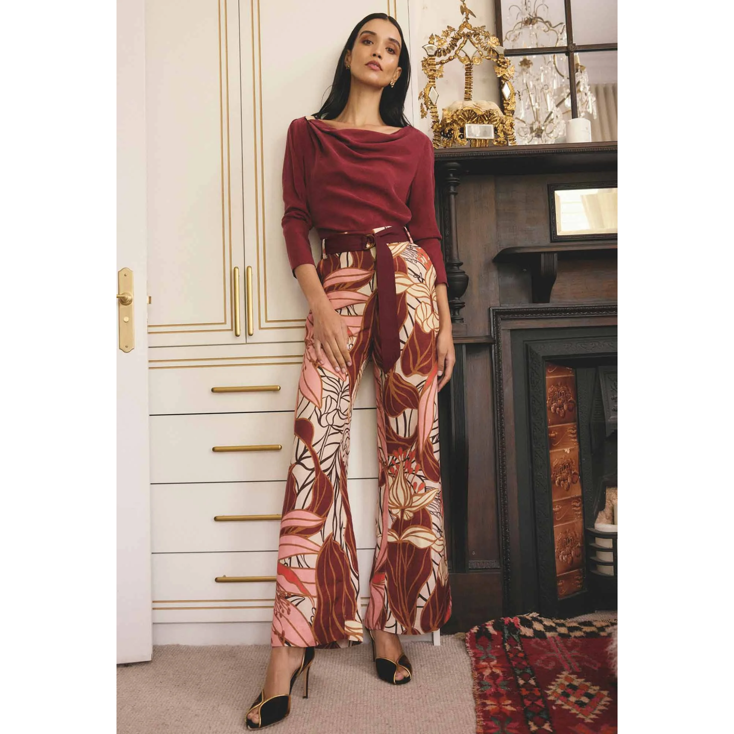 Once Was - Adele Belted Pant | Cathedral Botanic