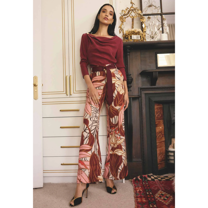 Once Was - Adele Belted Pant | Cathedral Botanic