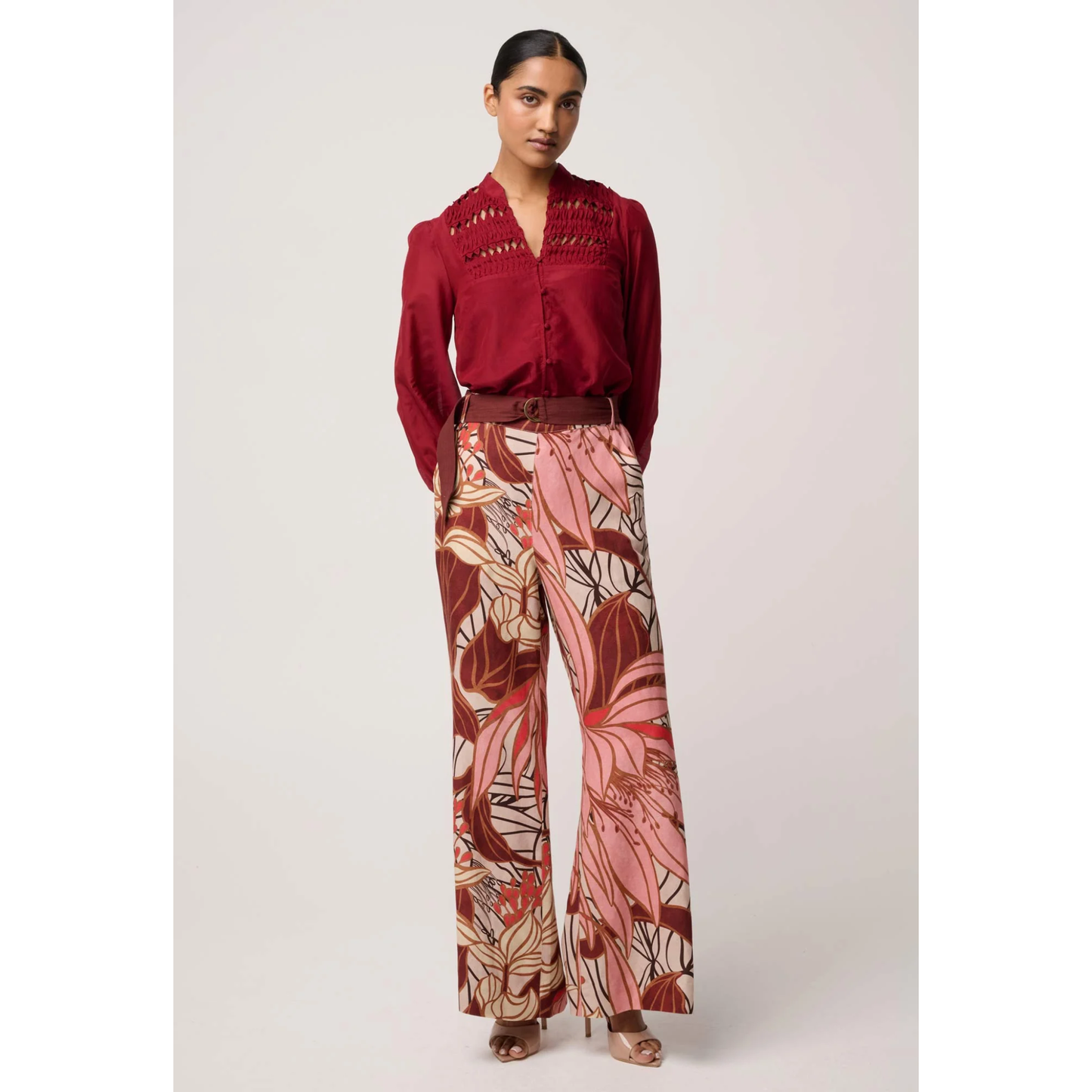 Once Was - Adele Belted Pant | Cathedral Botanic