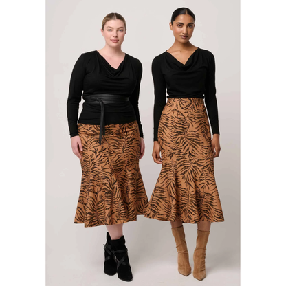 Once Was - Gayle Linen Skirt | Exotica