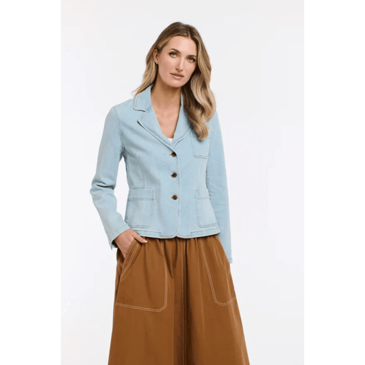 Quinn Denim Jacket | Light Wash | 365 Days