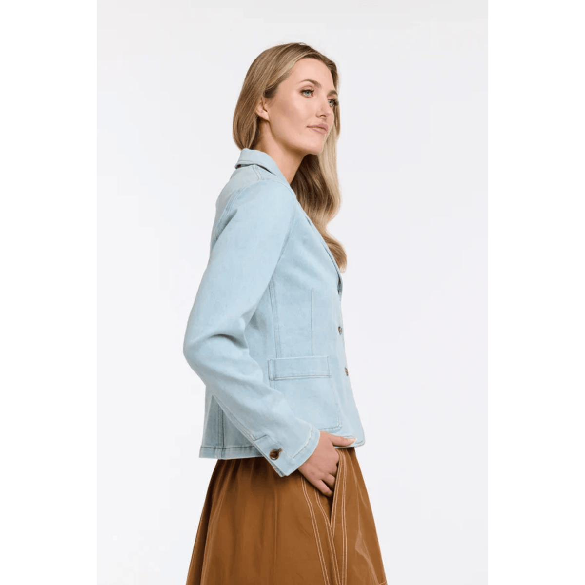 Quinn Denim Jacket | Light Wash | 365 Days