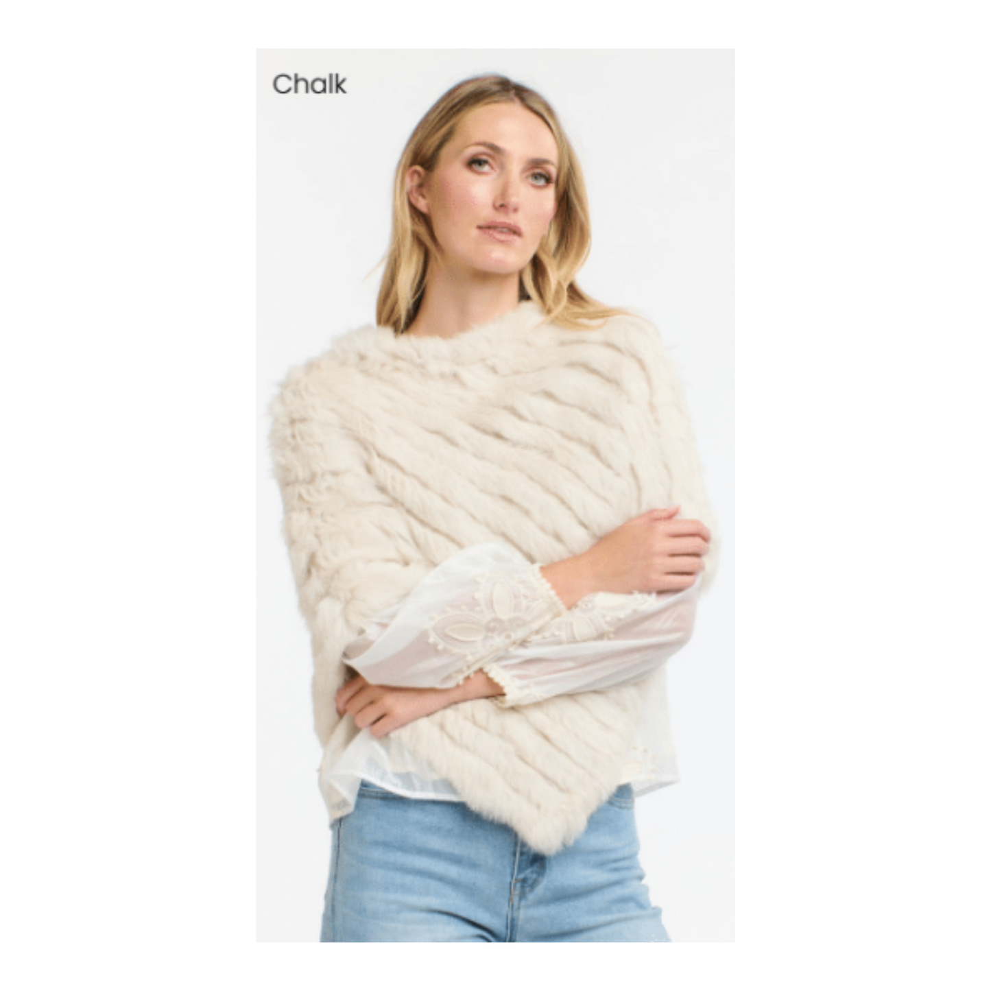 Pablo Fur Poncho | Chalk