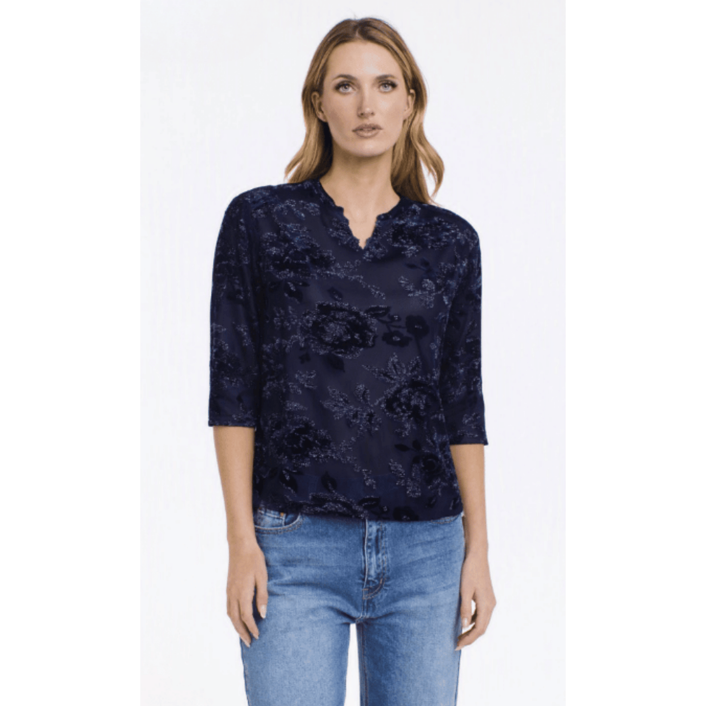 Maya Mesh Top | Midnight