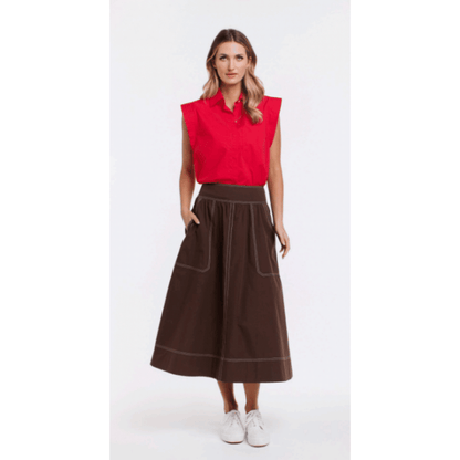 Marion Skirt | Chocolate