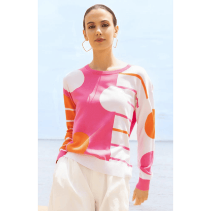 Adele Knit Top | Fuchsia