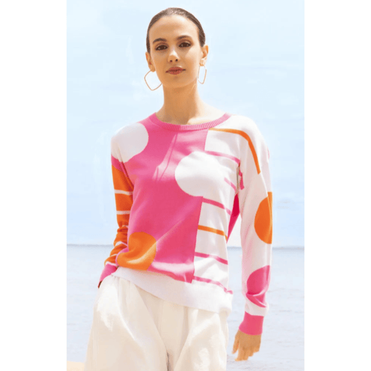Adele Knit Top | Fuchsia
