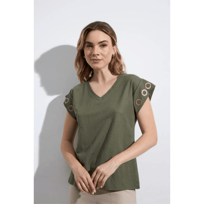 Hibisco T-Shirt | Khaki