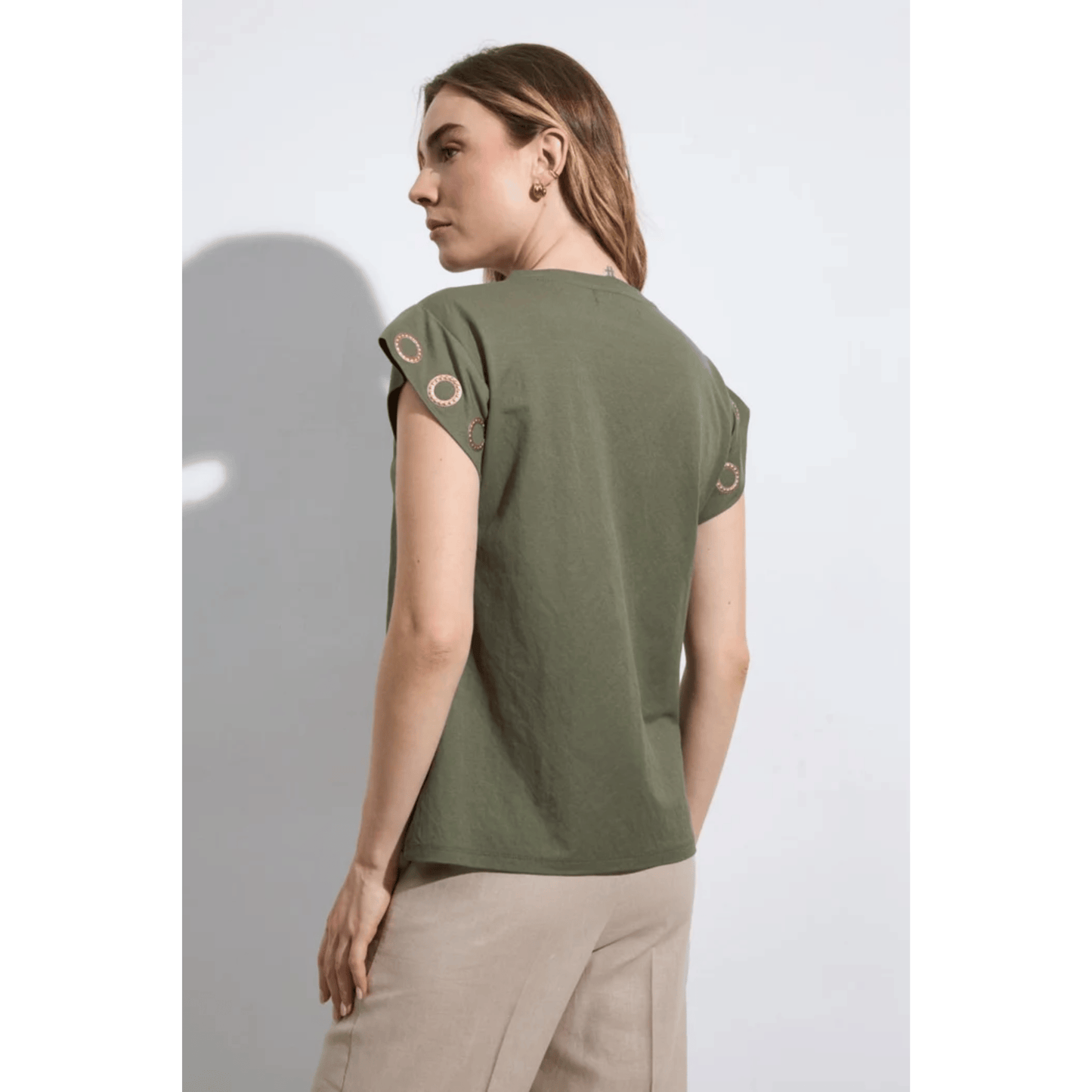 Hibisco T-Shirt | Khaki