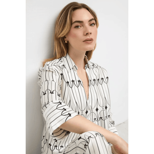 Lodosa Shirt | Black/White