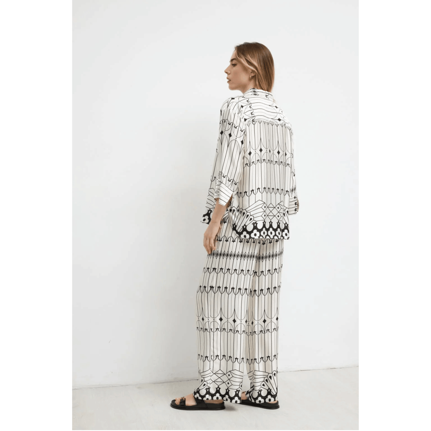 Lodosa Shirt | Black/White