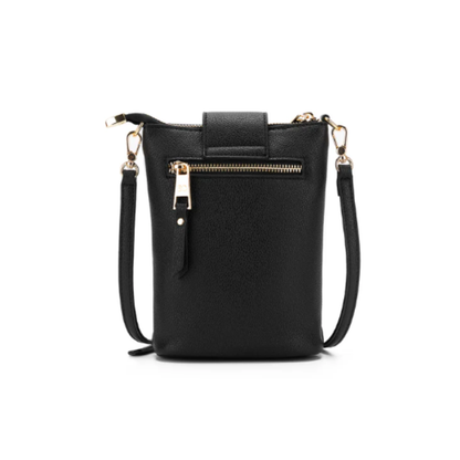 Lainey Phone Crossbody Bag | Black