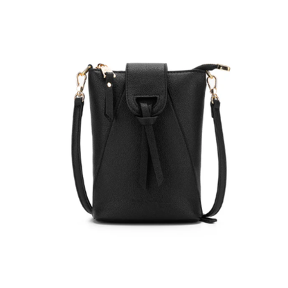 Lainey Phone Crossbody Bag | Black
