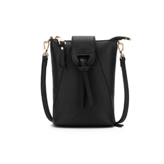 Lainey Phone Crossbody Bag | Black