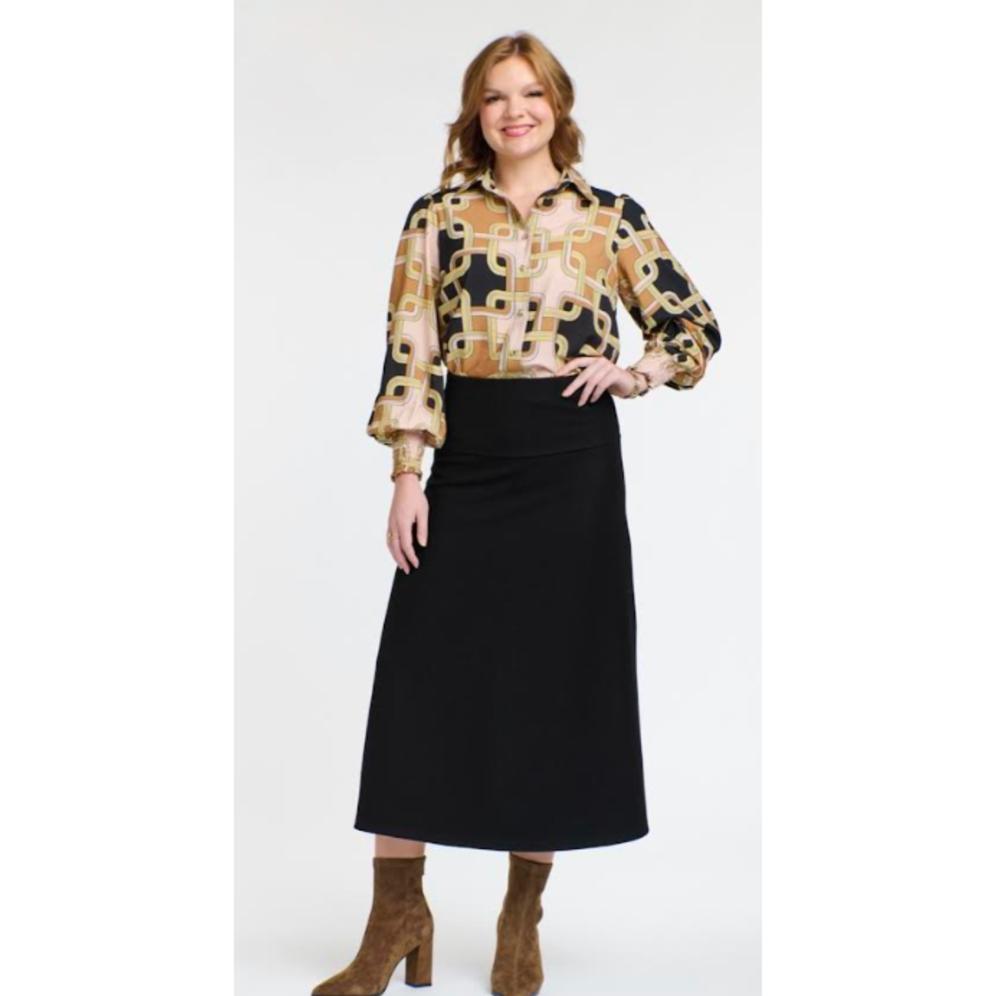 Glam Shirt | Chain Print