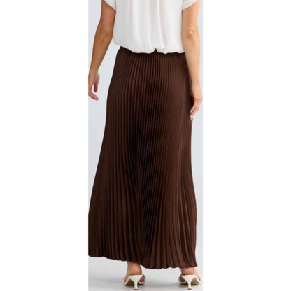 Alias Pleated Skirt | Chocolate