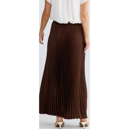 Alias Pleated Skirt | Chocolate